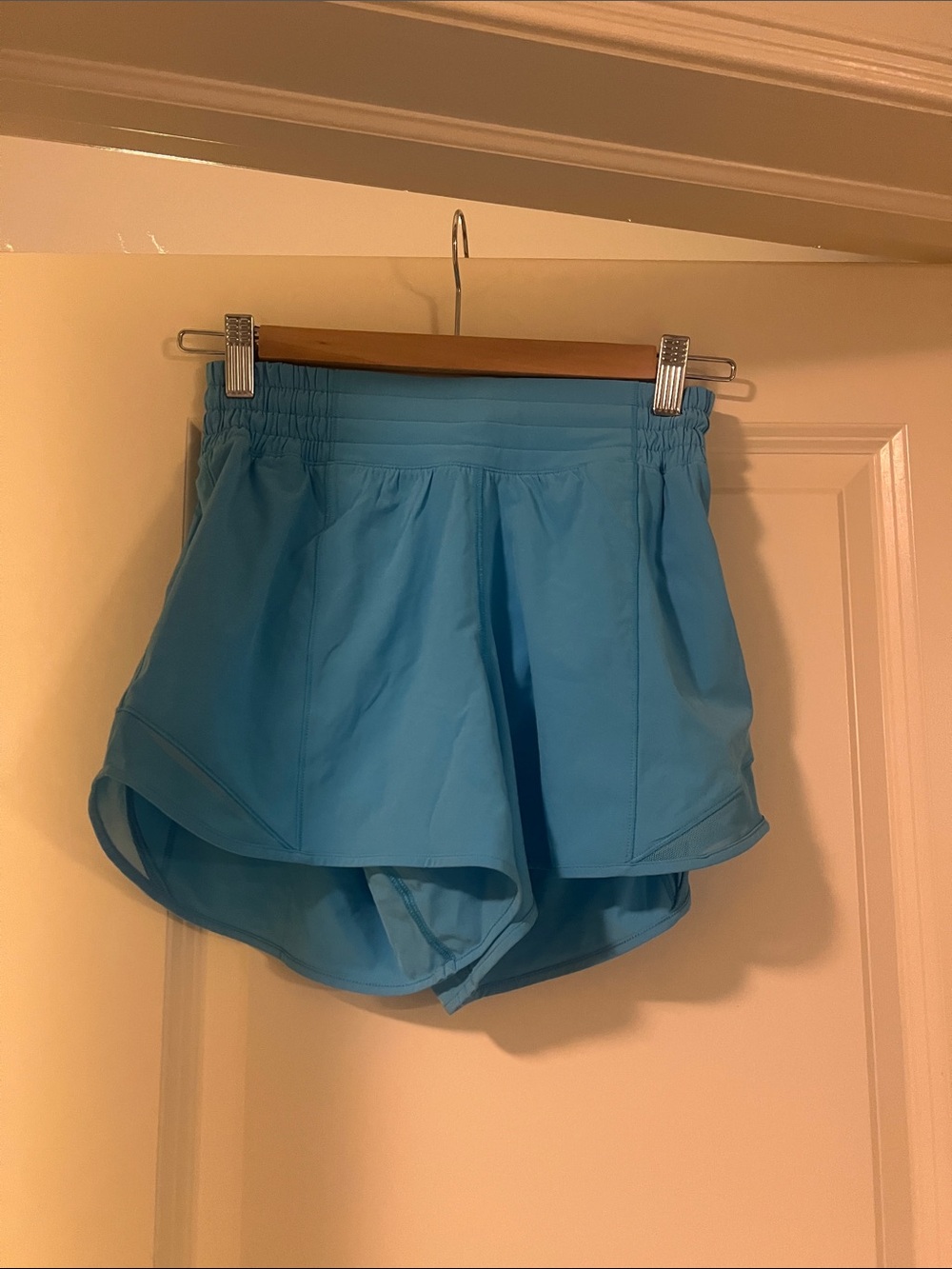 lululemon athletica neon Blue Women's Athletic Shorts